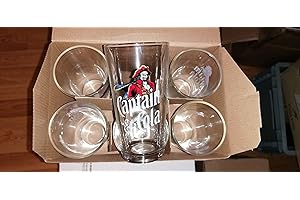 KRONENBOURG 1664 LOT DE 6 VERRES CAPTAIN MORGAN - 33 CL