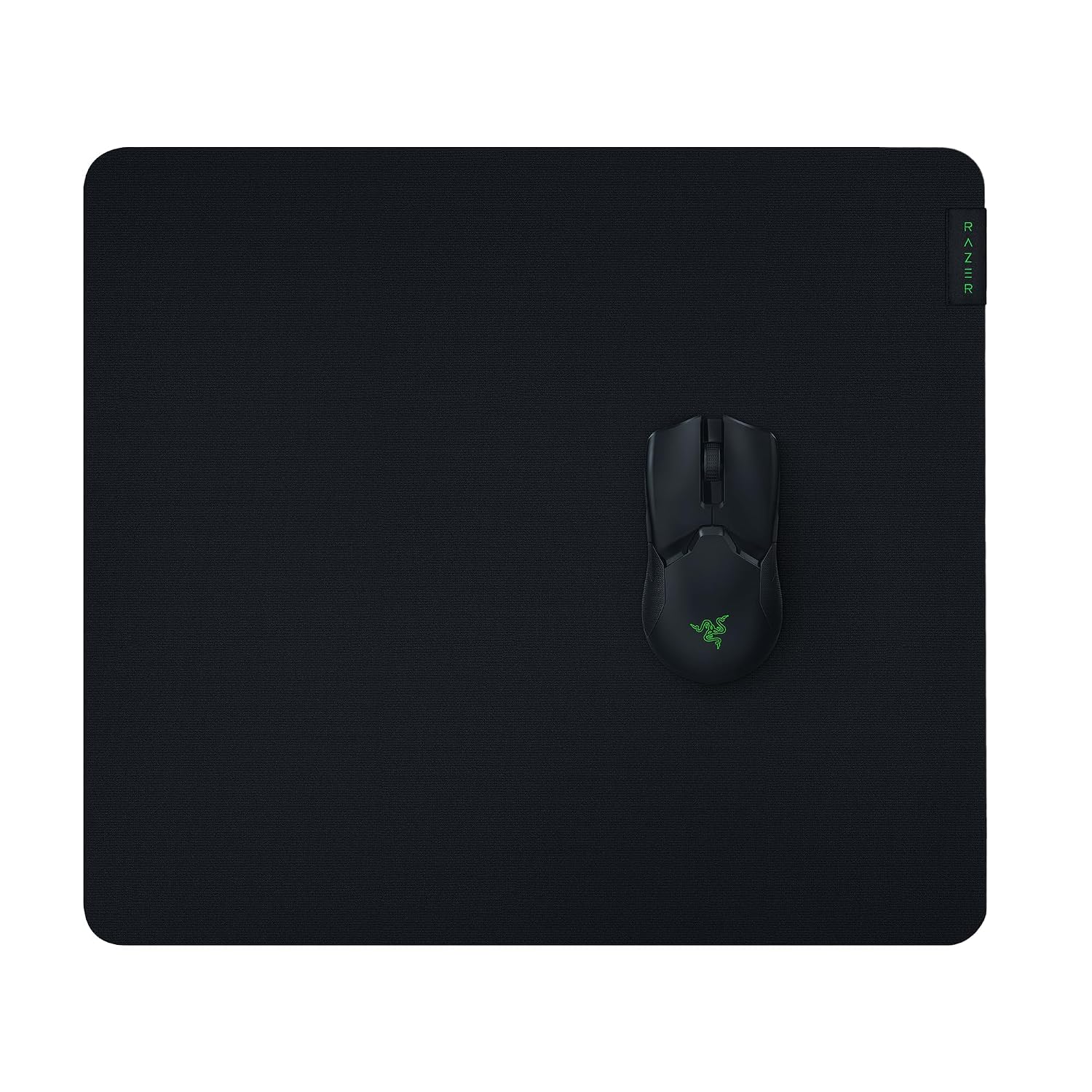 Razer Gigantus V2 Large – zachte gaming-muismat voor snelle speelstijl en optimale controle, 450 x 400 x 3 mm, gestructureerde stof van microstof, antislip rubber, zwart