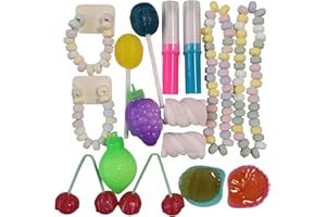 ‎CAPTAIN PLAY CAPTAIN PLAY Retro Süßigkeiten Probierpaket, 16 Teile einzeln verpackt, Sparpack mit 8 Sorten ohne Schokolade, 136g besonderer Süßigkeiten Mix