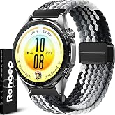 Rongep [&Ouml;rg&uuml; Loop] Huawei ile Uyumlu 22mm Kordon GT7/GT7 Pro/GT6/6 Pro/Runner 2/GT5/5 Pro/GT4/GT3 46mm i&ccedil;in Manyetik Toka GT7