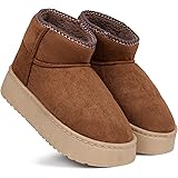 CASSIEY Comfortable Indoor/Outdoor Winter Snow Boot |Womens Slip on Shoes |Girls Winter Fur Shoes: 