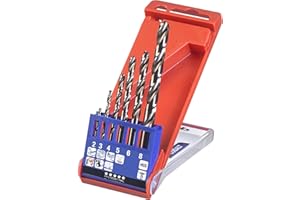 kwb - Juego de 6 brocas cobalto HSS-CO