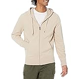 Amazon Essentials Felpa con Cappuccio Leggera in Spugna Francese con Cerniera Integrale Uomo