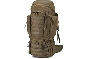 Mardingtop 50L/55/60L Zaino Tattico Militare Zaino da Trekking Grande capacit?Zaini di Assalto per Campeggio Viaggio Addestramento Scout con Copertura della Pioggia…
