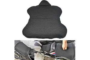 MULCORT Motorradsitzkissen Gel Motorrad Dekompressionskissen Atmungsaktives Netz-Sitzkissen Anti-Rutsch-Kissen für lange Fahrzeiten