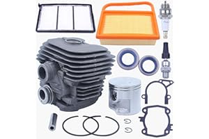 Haishine 50mm Kit Piston Cylindre Piston pour Stihl TS410 TS420 TS 410 420, écrou de goujon de barre de tronçonneuse, Remplacer 4238 020 1202