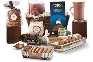Hot Chocolate Gift Set - Drinking Choc, Mini Marshmallows, Clotted Cream, Biscuits & Choco Treats - Christmas Hamper for Couples, Chocolate Gifts for Women - by Hay Hampers