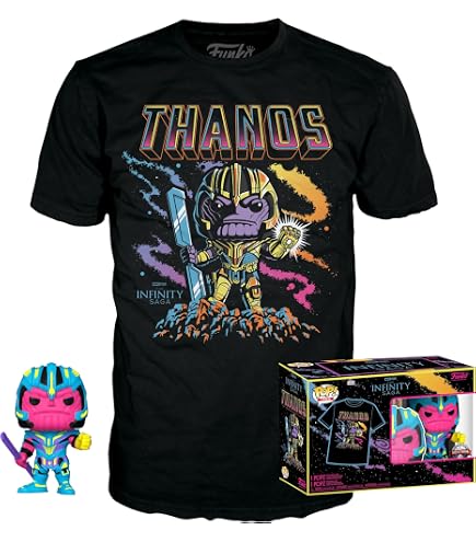 Funko POP! & Tee: Spider-Man: Across The Spider-Verse - Spider- Man - Blacklight - Glow in The Dark - Medium - Spider-Man Across The Spiderverse - T-Shirt - Clothes with Collectable Vinyl