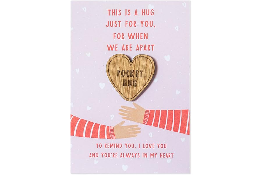 Manta Makes A little pocket hug token, best friend gifts small gifts thinking of you, good luck gifts, long distance relationship gifts for him boyfriend gifts, cute I love you present for her