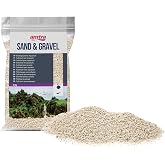 Amtra Ivory White Quartz Fine White Quartz Sand for Freshwater or Salt Water, 1-3mm Grains, 11 lbs Quantity