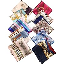 SHIYONG Zijde Vierkante Sjaal Vrouwen Satijn Bandana Print Tas Sjaals Hoofdband Mode Dame Haar Sjaal Halsdoek Hijab