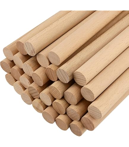 10-Pack 5mm X 30cm Hardwood Dowels | Craft Sticks Poles - View #8
