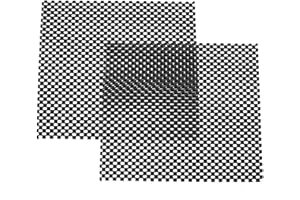 LOKXMVE 2Pcs Non Slip Dashboard Mat - 19x17cm Universal PVC Anti-Slip Grip Pad for Car Interior, Phone, Glasses, Keys - Black Auto Accessories Gadgets