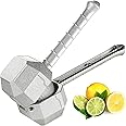 Thor Hammer Lemon Squeezer, Citrus Juicer, Professional Hand Juicer Kitchen Tool, Avengers Gifts for Women (Silver)