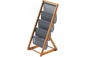 ARREDAMENTIITALIA 717 Arredamenti Italia Matrix Zeitschriftenständer, Kirschholz, Buchenholz, Stoff, Hellbraun, Einheitsgröße