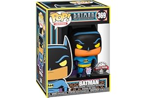 Funko Pop! Heroes: DC - Batman - (Black Light) - DC Comics- Figura in Vinile da Collezione - Idea Regalo - Merchandising Ufficiale - Giocattoli per Bambini e Adulti - Comic Books Fans