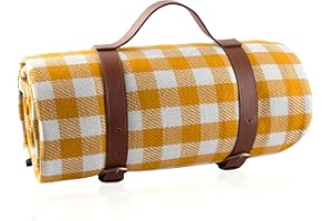 Esportic Picknickdecke, Picknickdecke, 150 x 200 cm, Picknickdecke, Stranddecke, Anti-Sand, groß, faltbar, tragbar, wasserdicht, für Garten, Camping, Strand (C)