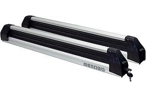 MENABO 14700000 Portasci da Barra per 6 Paia di Scii o 4 Snowboard