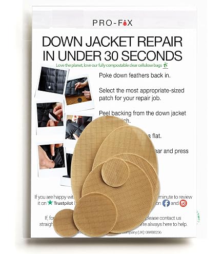 Down Jacket Repair Tape - 6 Sheets Self-Adhesive Nylon Patches For Tents, Sleeping Bags, Coats (Dark Blue)
