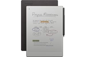 reMarkable Paper Pro Bundle – Mosaic Weave Folio | 11.8’’ Color Display and Reading Light | Includes reMarkable Paper Pro Paper Tablet, Marker Plus Pen, and Book Folio Case in Basalt Mosaic Weave