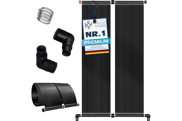 KESSER® Chauffage Solaire pour piscines | Capteur Solaire | Chauffage de Piscine | Chauffe-Eau | Tapis solaires | Extensible à volonté l Plastique résistant aux UV, 400 x 70 cm