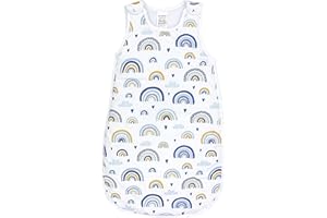 TupTam Ganzjahres Schlafsack OEKO- TEX zertifizierte Materialien 2.5 TOG Seitlicher Reißverschluss Ärmellos