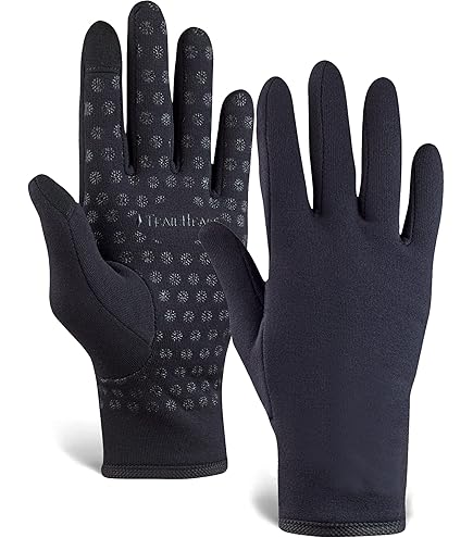 women's running headband and glove set