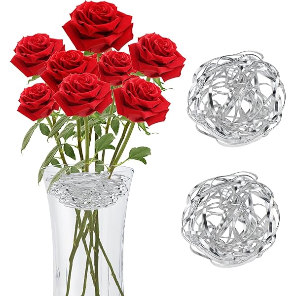 Supporto Fiori A Rana In Acciaio Inox - Base In Gomma Antiscivolo, 7 Misure