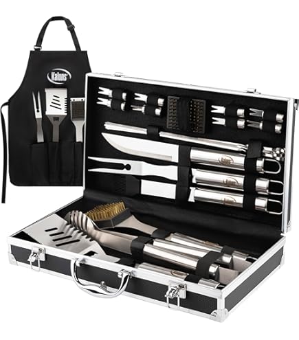 Outil Barbecue 5 En 1 Gentlemen's Hardware - Spatule Fourchette Avec Tire-Bouchon Et Poignée Bois