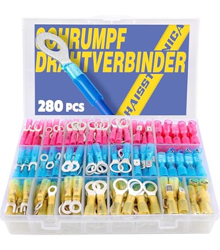 JUGUTA 60 Stück Flachsteckhülsen - Schnellkupplungsbuchsen Für Auto & Elektro