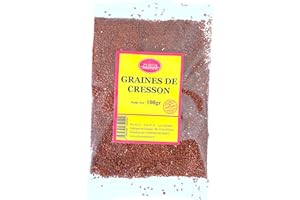 ZERDA SAVEURS D'ORIENT Graines de Cresson 100g | ZERDA | Haute Qualité | 100% Naturel