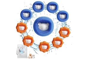 FePen Anti Poil Machine à Laver 10 Pièces, Attrape Poils Machine a Laver, Boule Anti Poils Machine a Laver, Boule Anti Poil, Boule Anti Poil Machine à Laver, Boule Machine à Laver Anti Poils