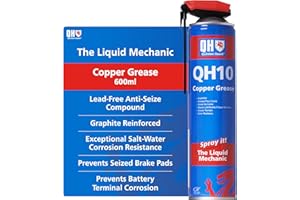 Quinton Hazell QH10 Graisse Cuivre 600 ML – Haute Température Jusqu’à 1100°C, Anti-Grippage Polyvalente