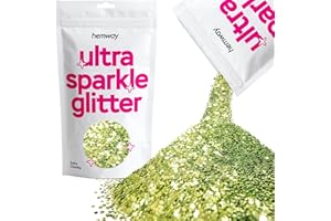 HEMWAY Paillettes vert olive ultra scintillantes pour ongles visage festival Noël Halloween maquillage extra épaisses 100 g/3,5 oz