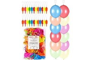 REDSTAR FANCY DRESS Balloon and Filler Party Bag Supplies: 12" Punch Balloons for Kids Birthday Party