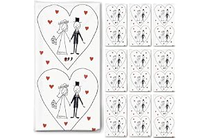 Setita 100 näsdukar bröllop nöjestårar Marriage
