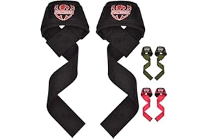 FIGHTSENSE Straps Gym-Correas de levantamiento para levantamiento de pesas,correas de muñeca de gimnasio para hombres y mujeres,correas acolchadas de neopreno