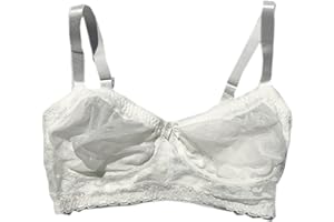 BIMEI Soutien-gorge à poches en dentelle transparente pour formes de poitrine en silicone pour mastectomie Crossdresser85-85