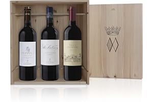 Marchesi Antinori, Cassetta in Legno "Antinori Nel Chianti Classico" da 3 Bottiglie: Pèppoli - Chianti Classico Riserva - Villa Rosso
