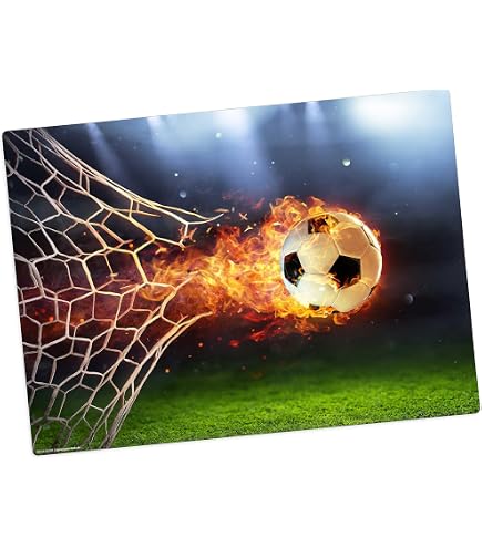 Personalisiertes AUE Fan Tischset – Individuelles Geschenk Für Fußballfans Mit Name & Nummer
