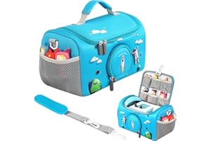 OUKNAK Tragetasche für Toniebox Starter Set, Aufbewahrungstasche für Audio Player Tragebox für Toniebox 2 Zubehör Reisetasche (Blau)