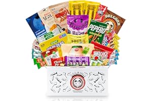 ‎GETDIGITAL Dalgona-Box mit über 30 koreanischen Süßigkeiten - Ausgewählter Mix aus vielseitigen Snacks und Candy in einer XXL Geschenkbox - Spezialitäten aus aller Welt