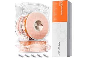 YOOPAI Worki próżniowe do filamentu do drukarki 3D, 20 bardzo dużych worków do przechowywania (38 x 33 cm), kompatybilne z filamentem Bambu Lab 1,75 mm (pompa nie wchodzi w zakres dostawy)