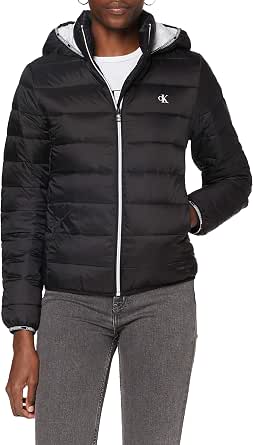 Calvin Klein Logo Binding LW Padded Puffer Giacca, CK Black, L Donna :  Amazon.it: Abbigliamento