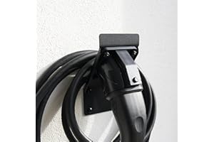 EVify Portacavi Wallbox Salvaspazio • Supporto per Cavo Tipo 2 • Wallbox Supporto • Supporto Cavo Auto Elettrica