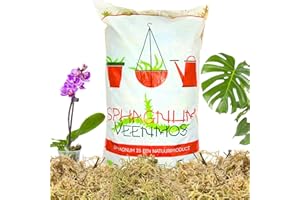 Sphaigne, 500GR / 5L, Sphaigne pour Plantes, Orchidées, Caladium, Bouture, Tubercule, Terrarium, Tuteur en Sphaigne, Substrat de Culture Naturel, Mur Végétal