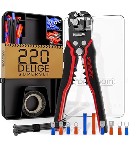 MONZANA® Crimpzange 0,25-10mm² 2000 Aderendhülsen Set