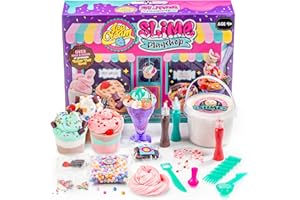 Original Stationery Gelateria di Slime Giocattolo, Slime Kit per Fare Slime Fluffy Gelato, Ice Cream di Slime Rosa, Waffle di Fluffy Slime, Kit Slime Già Fatto Ideale come Regalo Bambini