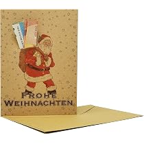 4 x Geldgeschenk Verpackung geldkarte Weihnachten - Der ...