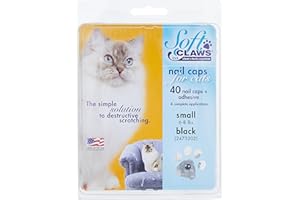 SOFT CLAWS SOFTCLAWS® Krallenschutzes für Katzen - Small - Schwarz